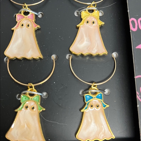 The Bar Shop | Ghost Wine Charms Set of 6 - Picture 4 of 6